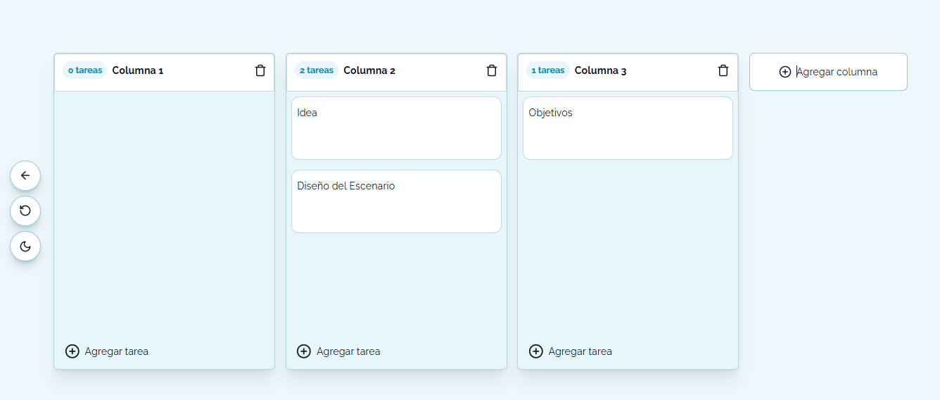 OrganizaBoard Kanban dashboard